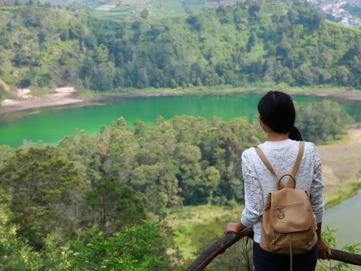 Viewpoint in Dieng highlands